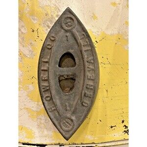 Antique Sad Iron by Howell Co Late 1800s